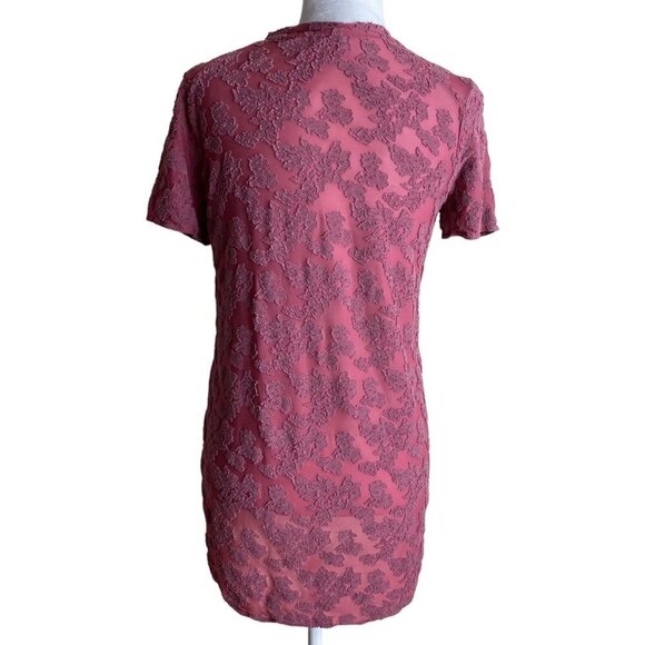 Wilfred Aritzia Tarascon Appliqued Floral Semi Sheer Fabric Blouse Women's Sz XS - Picture 10 of 10